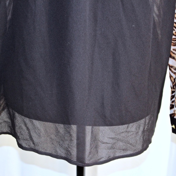 🆕 EUC, Michael Kors Safari Blouse, Sz M 🆕 - Picture 5 of 8